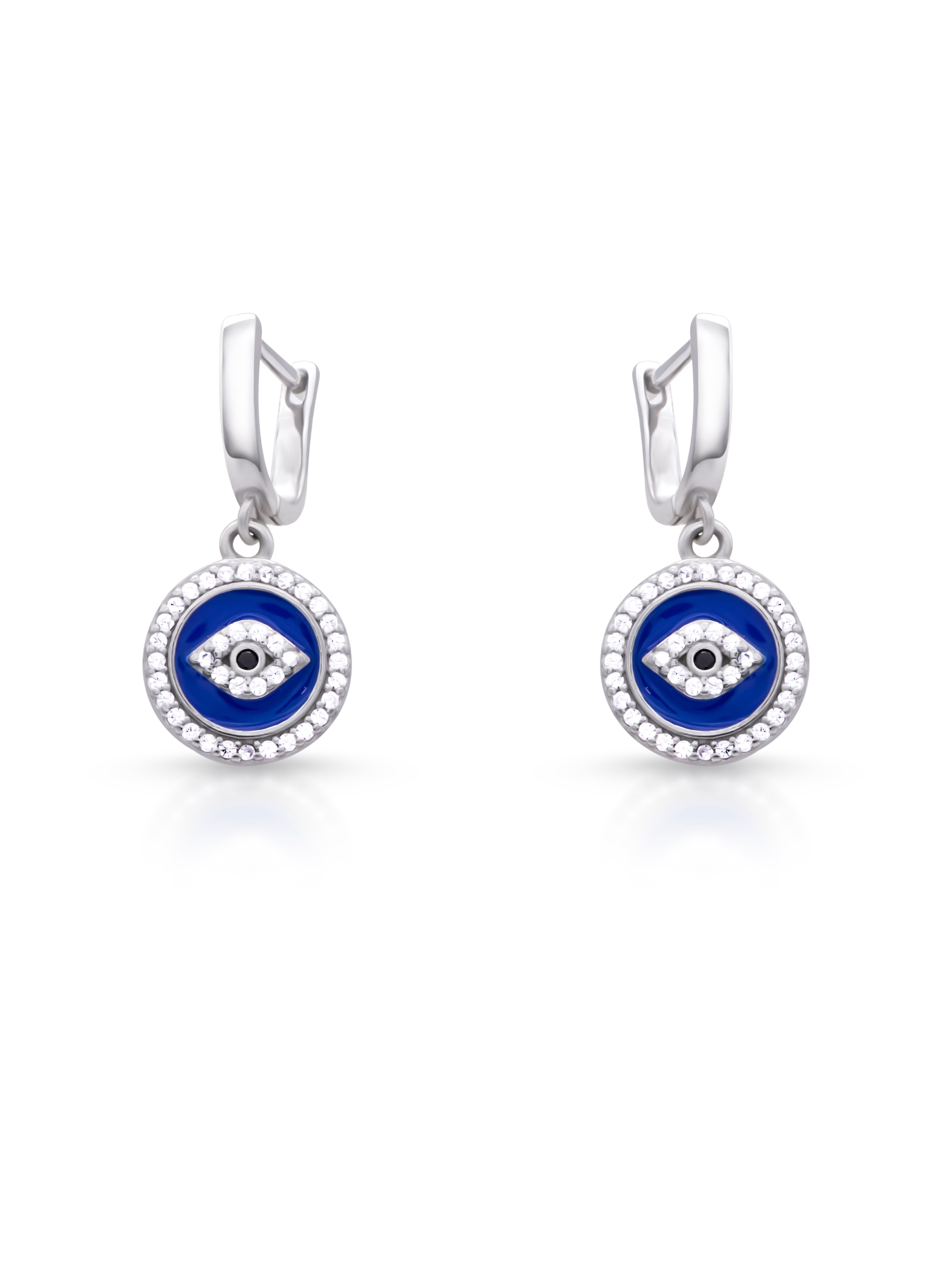 Evil Eye Bali Earrings