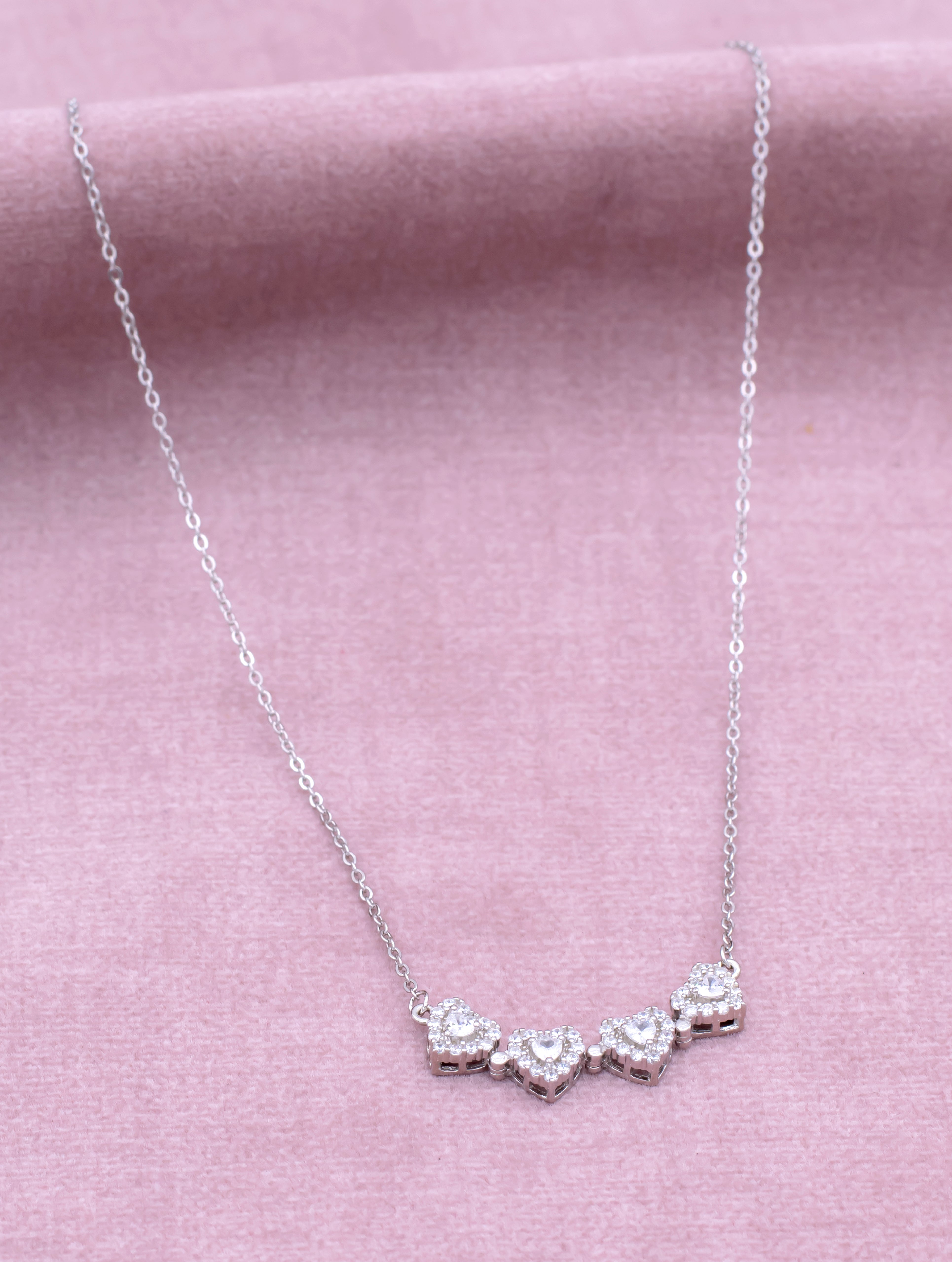 2in1 Clover Heart Necklace