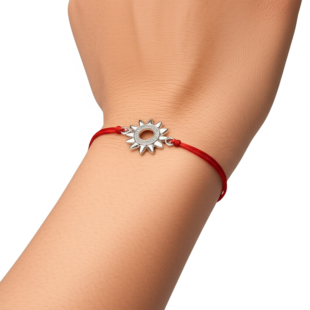 92.5 sterling silver Surya Rakhi