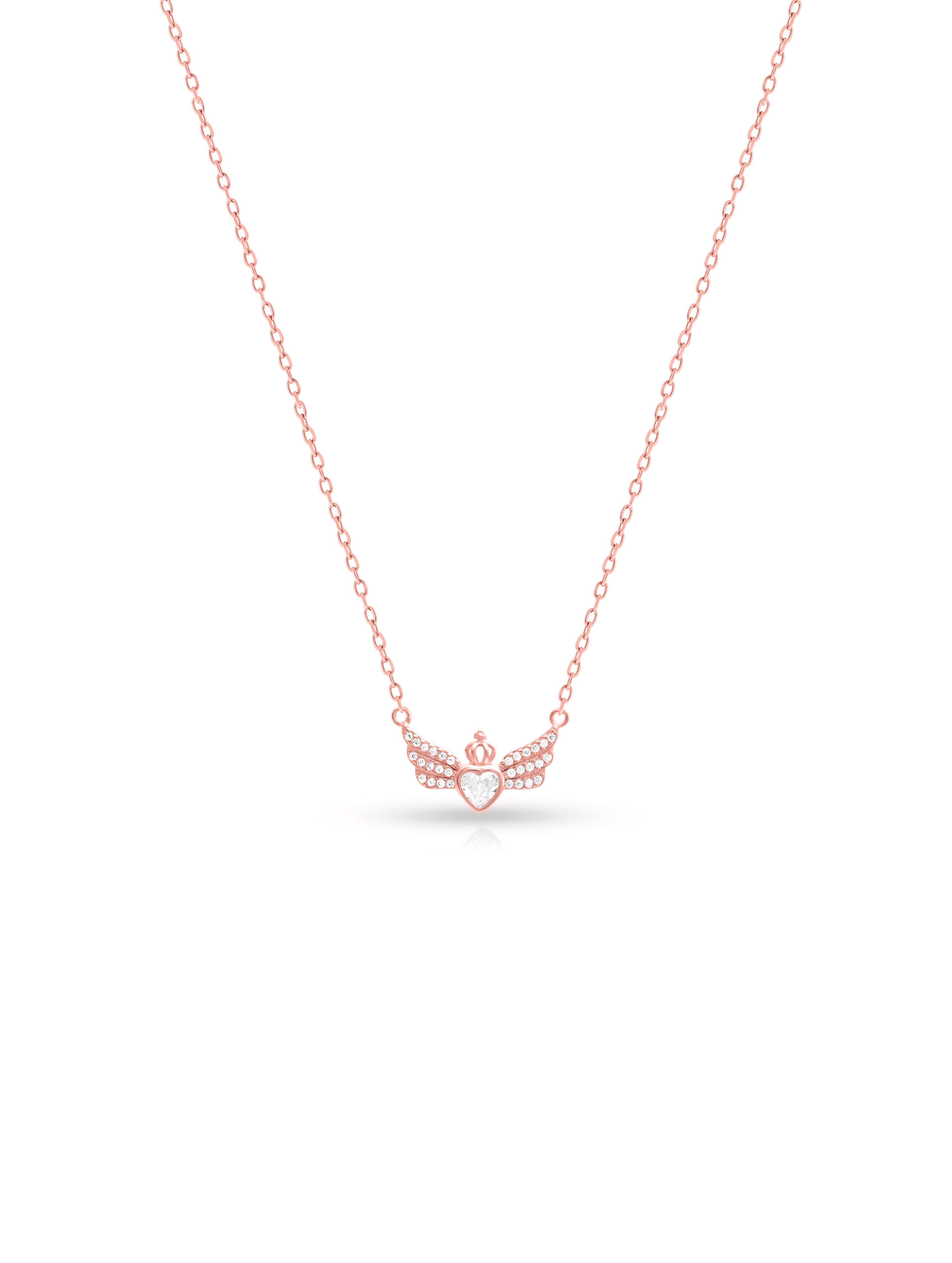 Heart Fly High Pendent Necklace