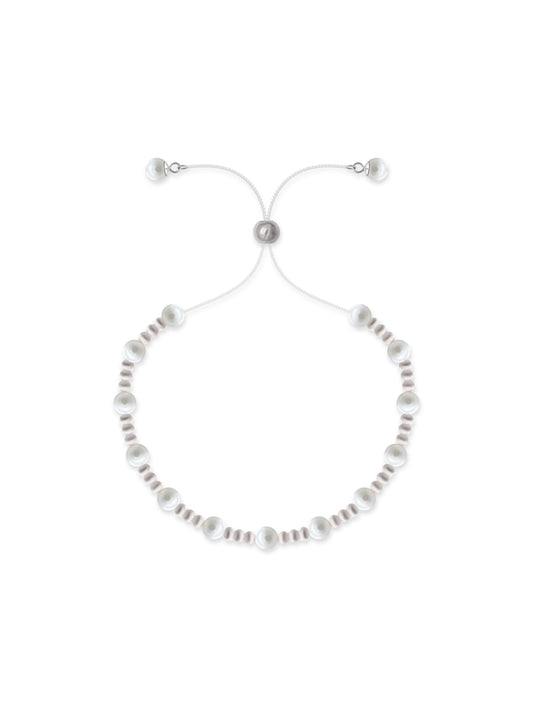 92.5 Sterling Silver Harmony Moon Bracelet