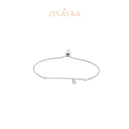 92.5 Sterling Silver Minimalist Chain Bracelet
