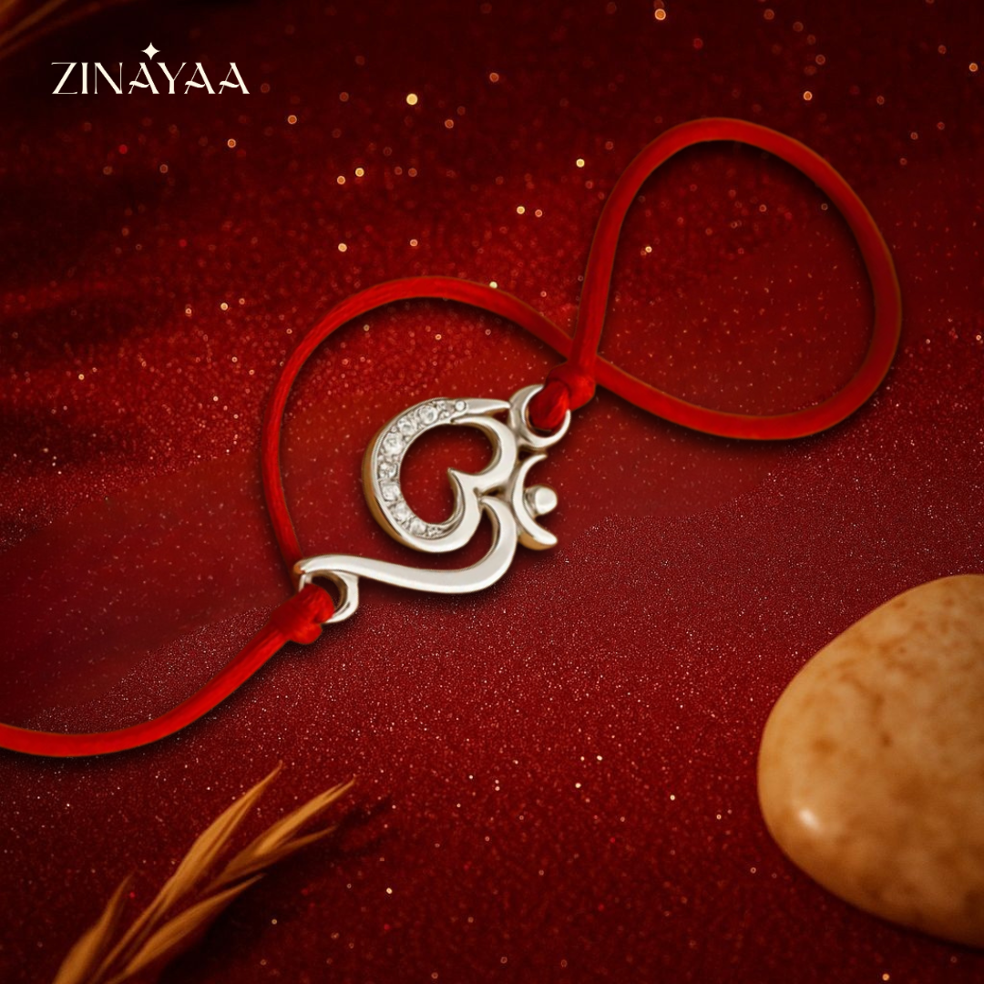 92.5 sterling silver Om Rakhi