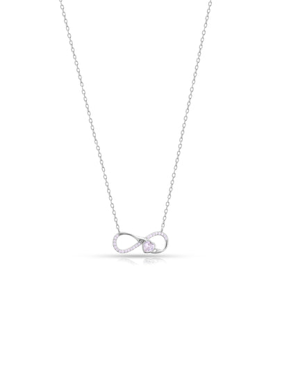 92.5 Sterling Silver Forever & Ever Necklace
