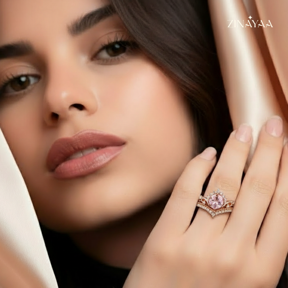 925 Sterling Silver Rose Blossom Adjustable Ring