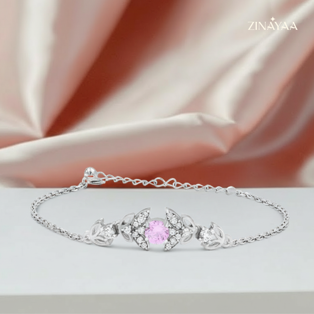 925 Sterling Silver Triple Spark Adjustable Bracelet,