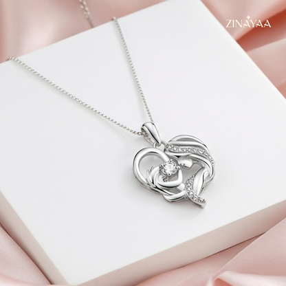 925 Sterling Silver Eternal Bond Adjustable Pendant Necklace