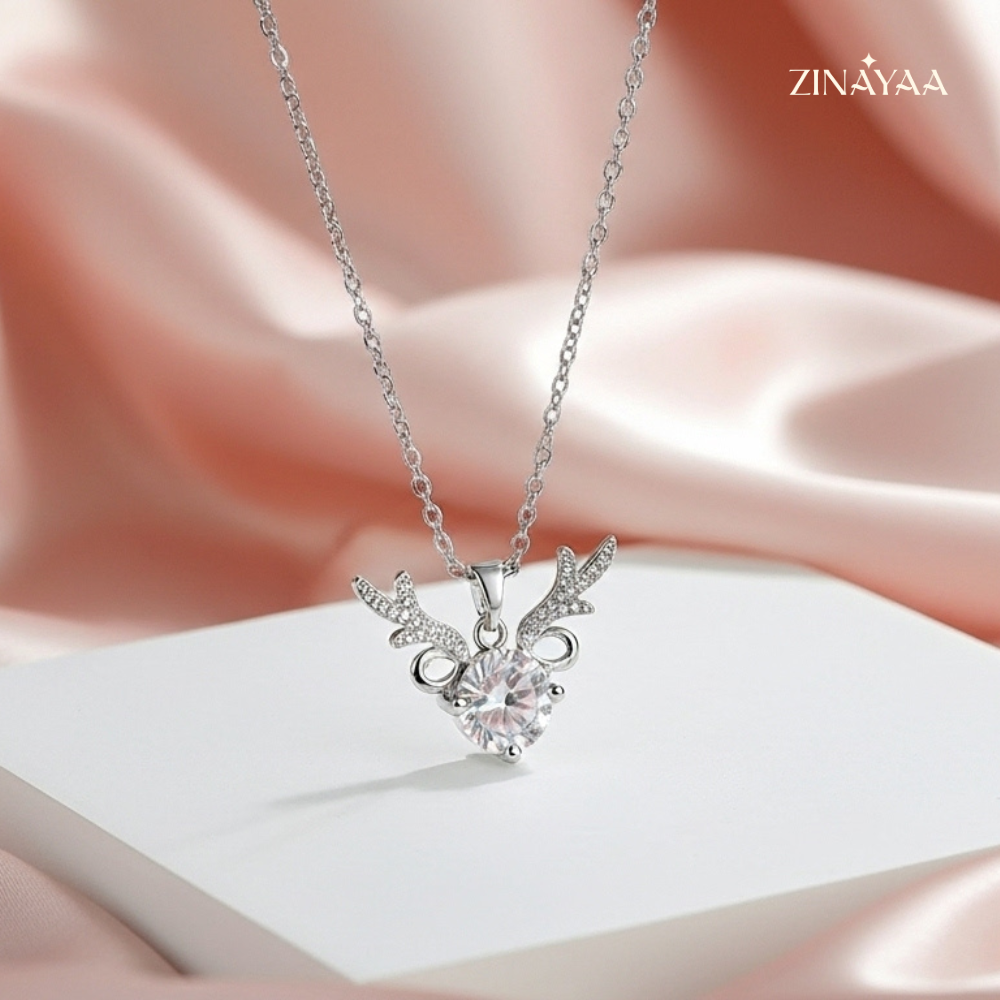925 Sterling Silver Angel Wings Adjustable Pendant Necklace