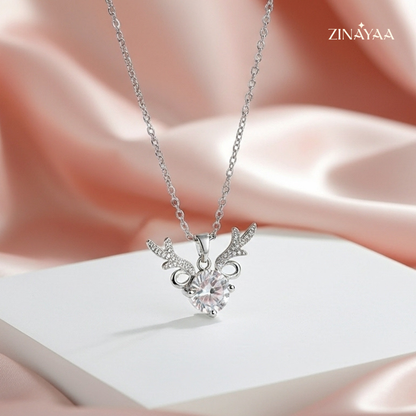 925 Sterling Silver Angel Wings Adjustable Pendant Necklace