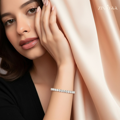 925 Sterling Silver Eternal Spark Tennis Bracelet