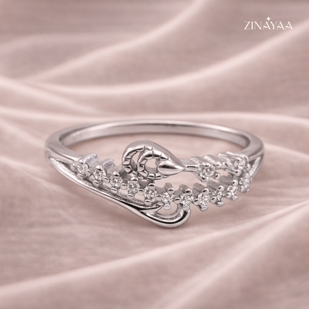 925 Sterling Silver Grace Adjustable Ring