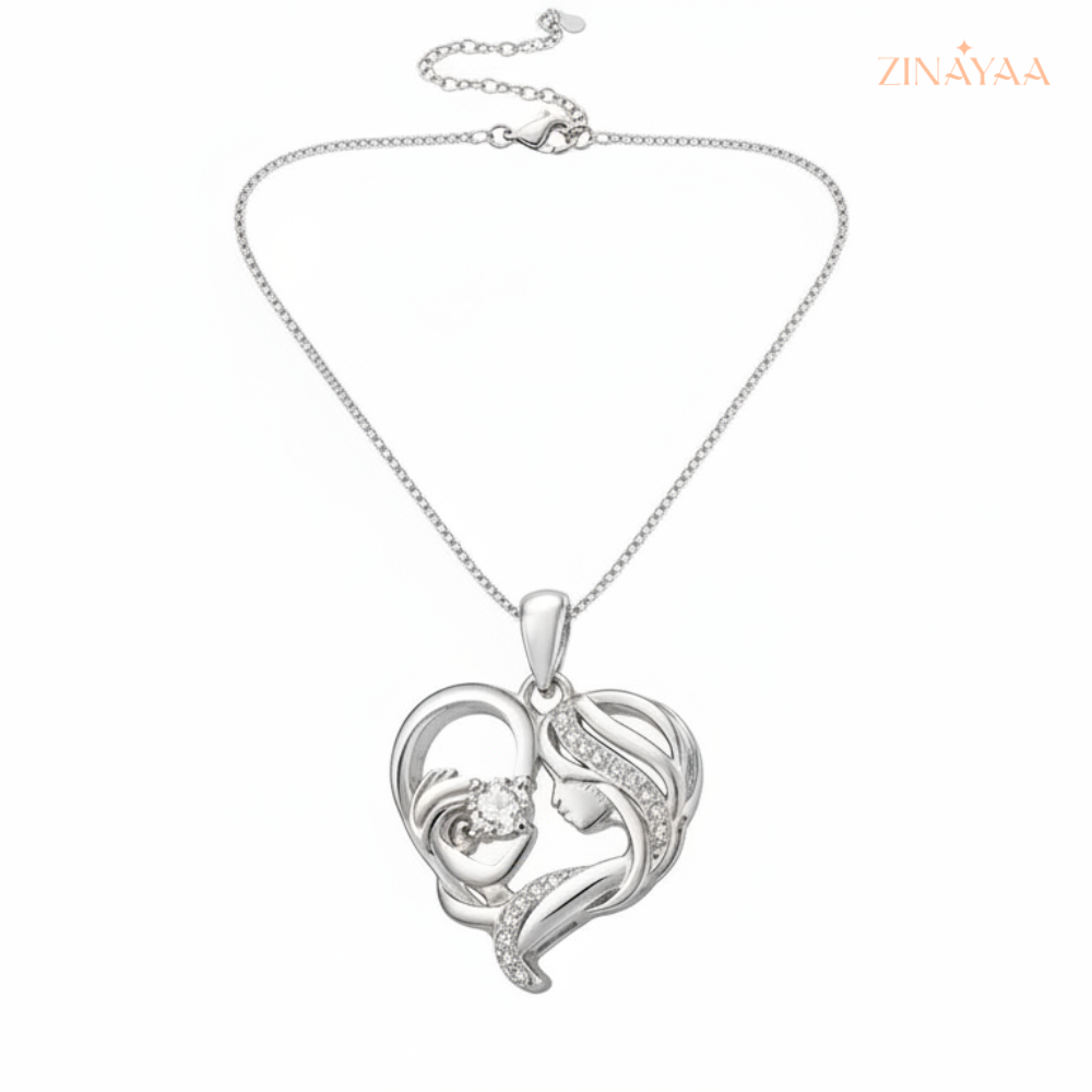 925 Sterling Silver Eternal Bond Adjustable Pendant Necklace