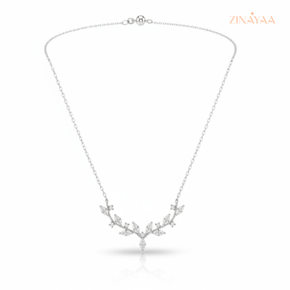 925 Sterling Silver Leaf Vines Adjustable Necklace