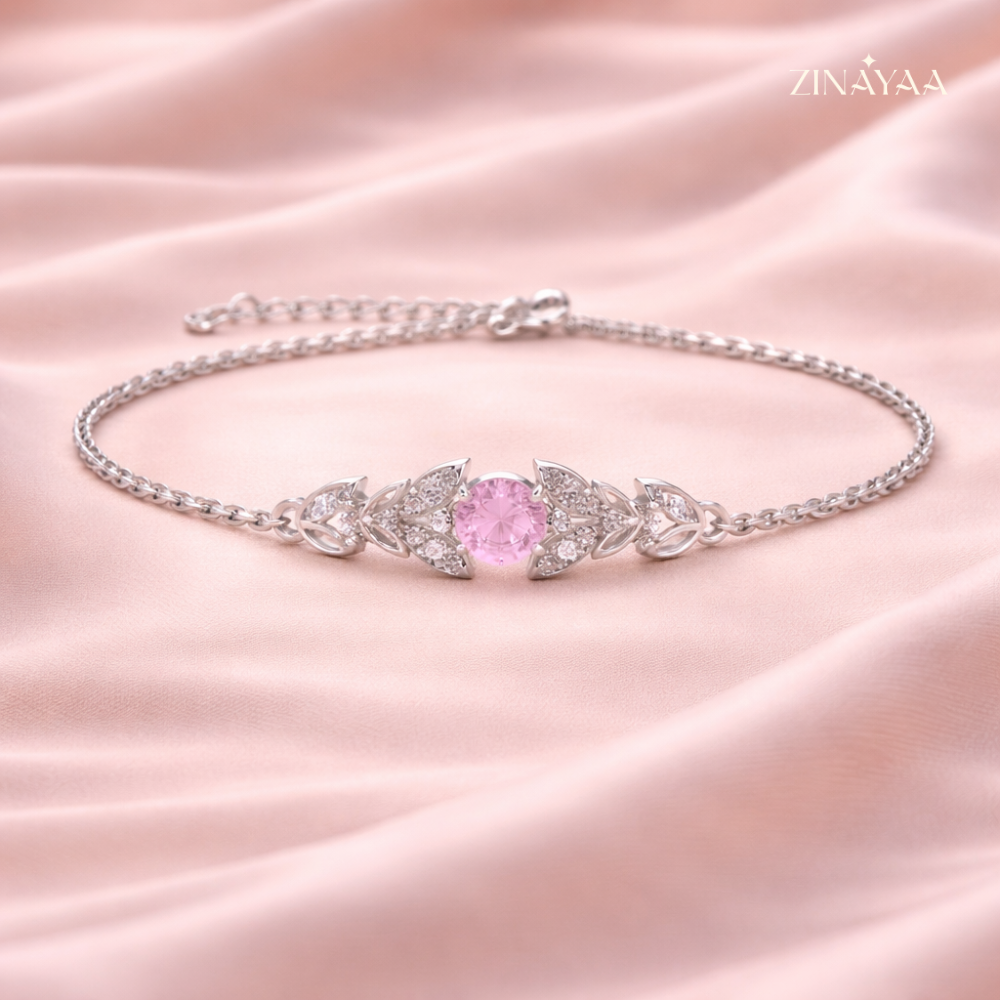925 Sterling Silver Triple Spark Adjustable Bracelet,
