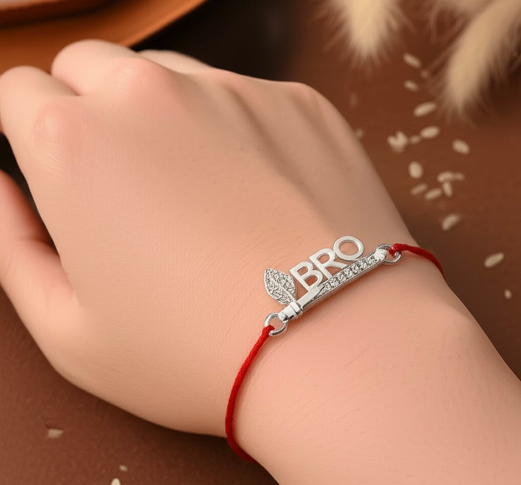 92.5 sterling silver bro flute Rakhi