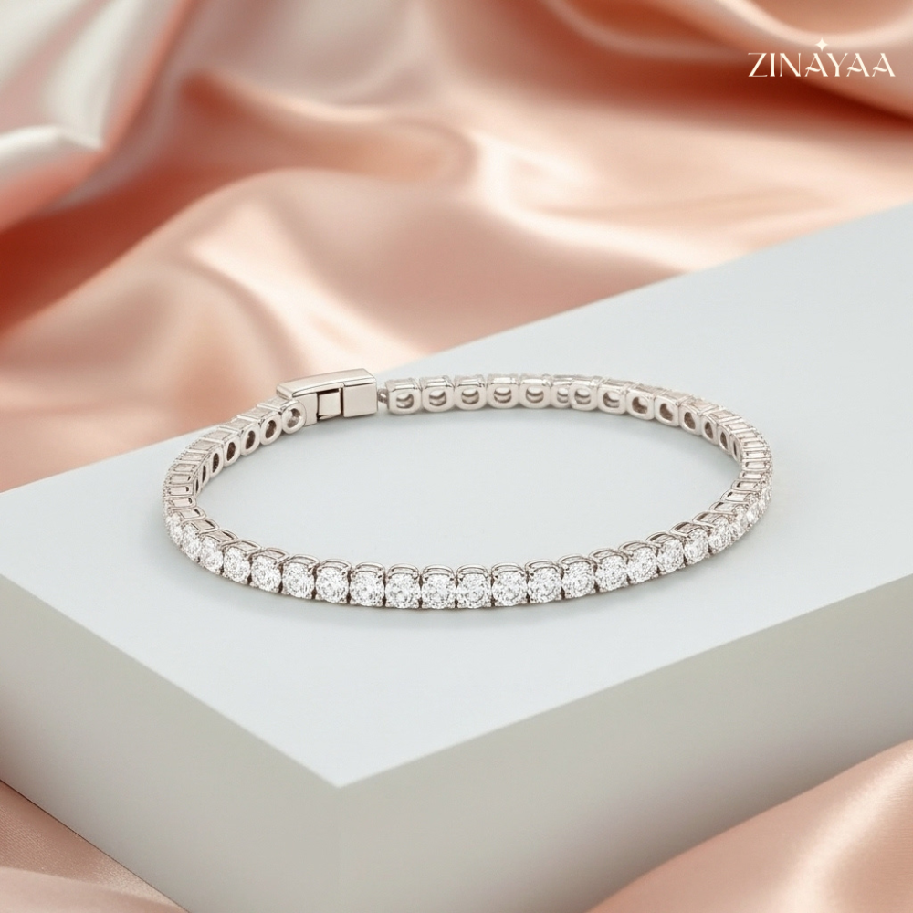 925 Sterling Silver Eternal Spark Tennis Bracelet