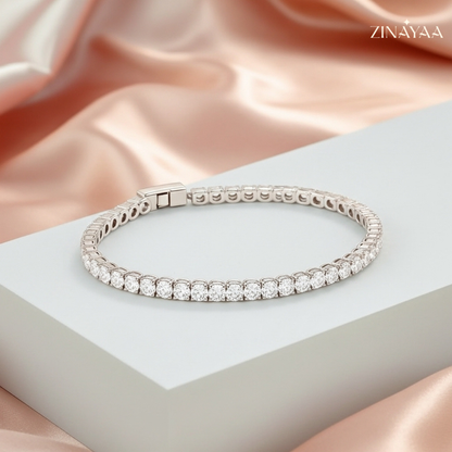 925 Sterling Silver Eternal Spark Tennis Bracelet