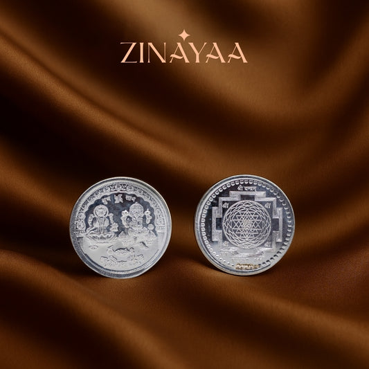 999 purity Lakshmi Ganesh 10Gms Coin