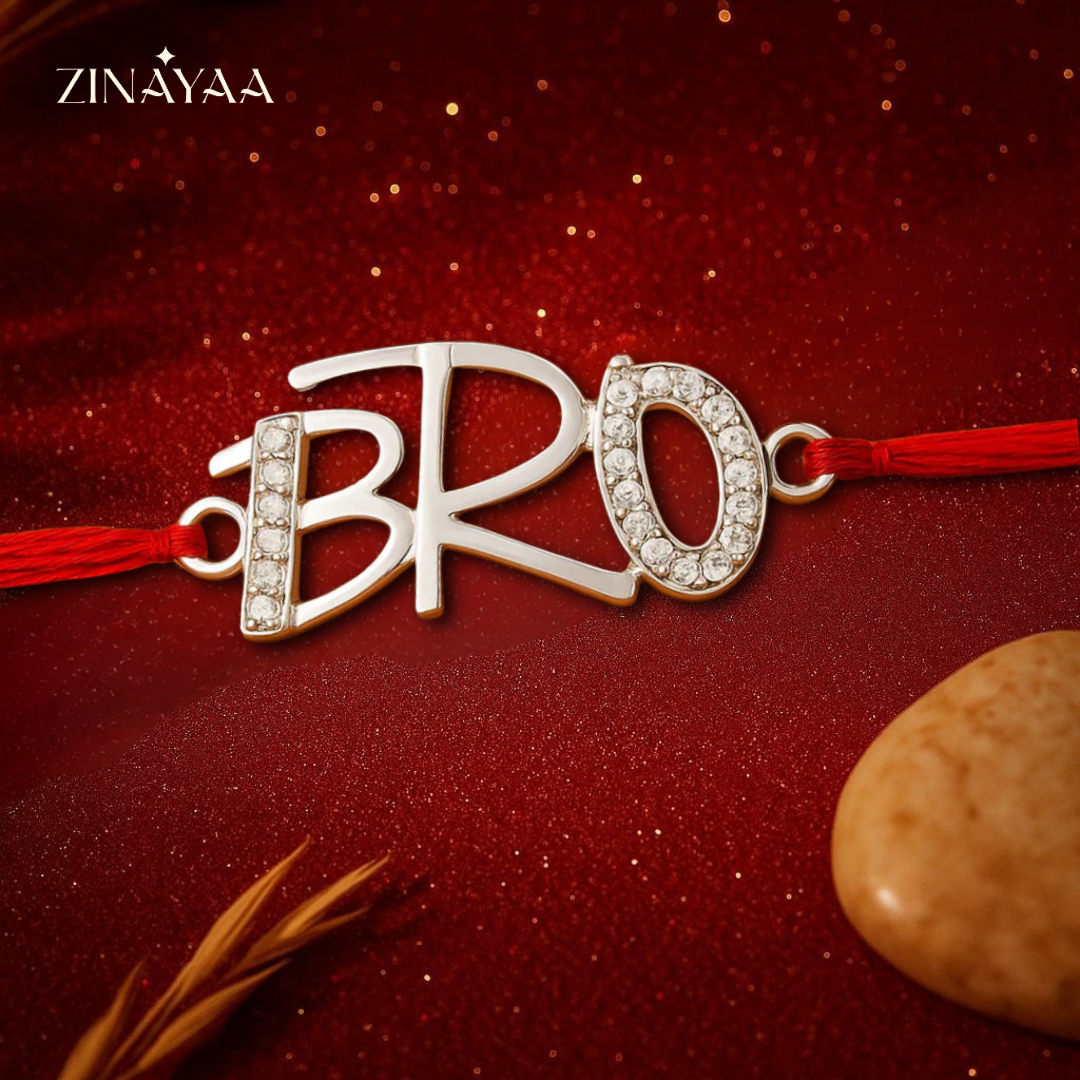 92.5 sterling silver funky bro Rakhi