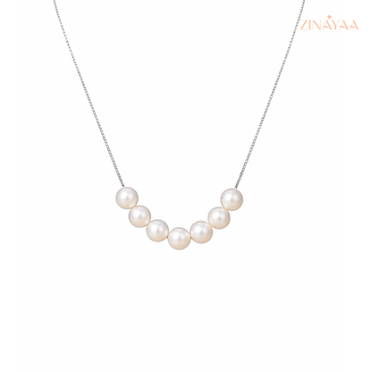 925 Sterling Silver Pearl Grace Necklace