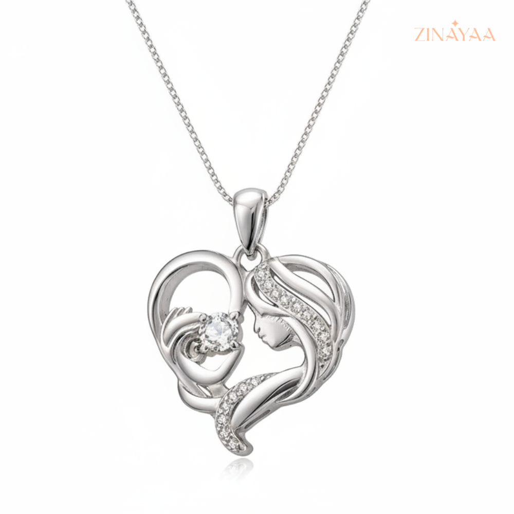 925 Sterling Silver Eternal Bond Adjustable Pendant Necklace