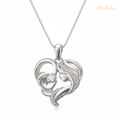 925 Sterling Silver Eternal Bond Adjustable Pendant Necklace