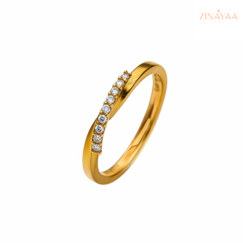 92.5 Sterling Silver Golden Whisper Adjustable Band