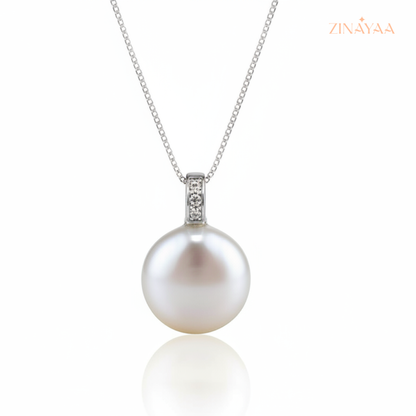 925 Sterling Silver Classic Pearl Adjustable Necklace
