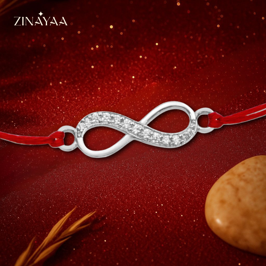 92.5 sterling silver infinity Rakhi