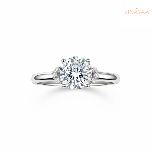 92.5 Sterling Silver Celestial Embrace Women’s  Ring