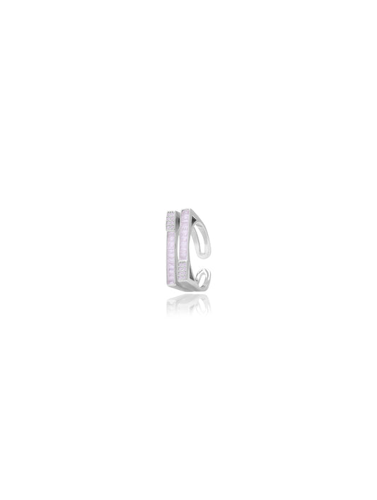 92.5 Sterling Silver Double Band Ring