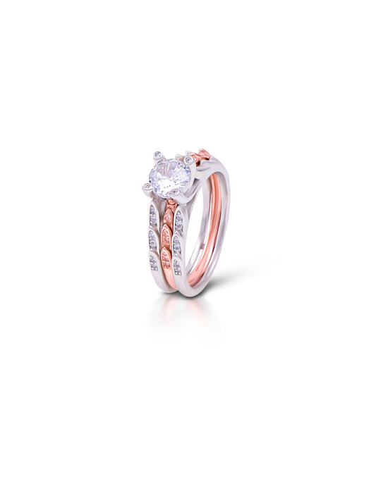 92.5 Sterling Silver Forever Solitaire Ring