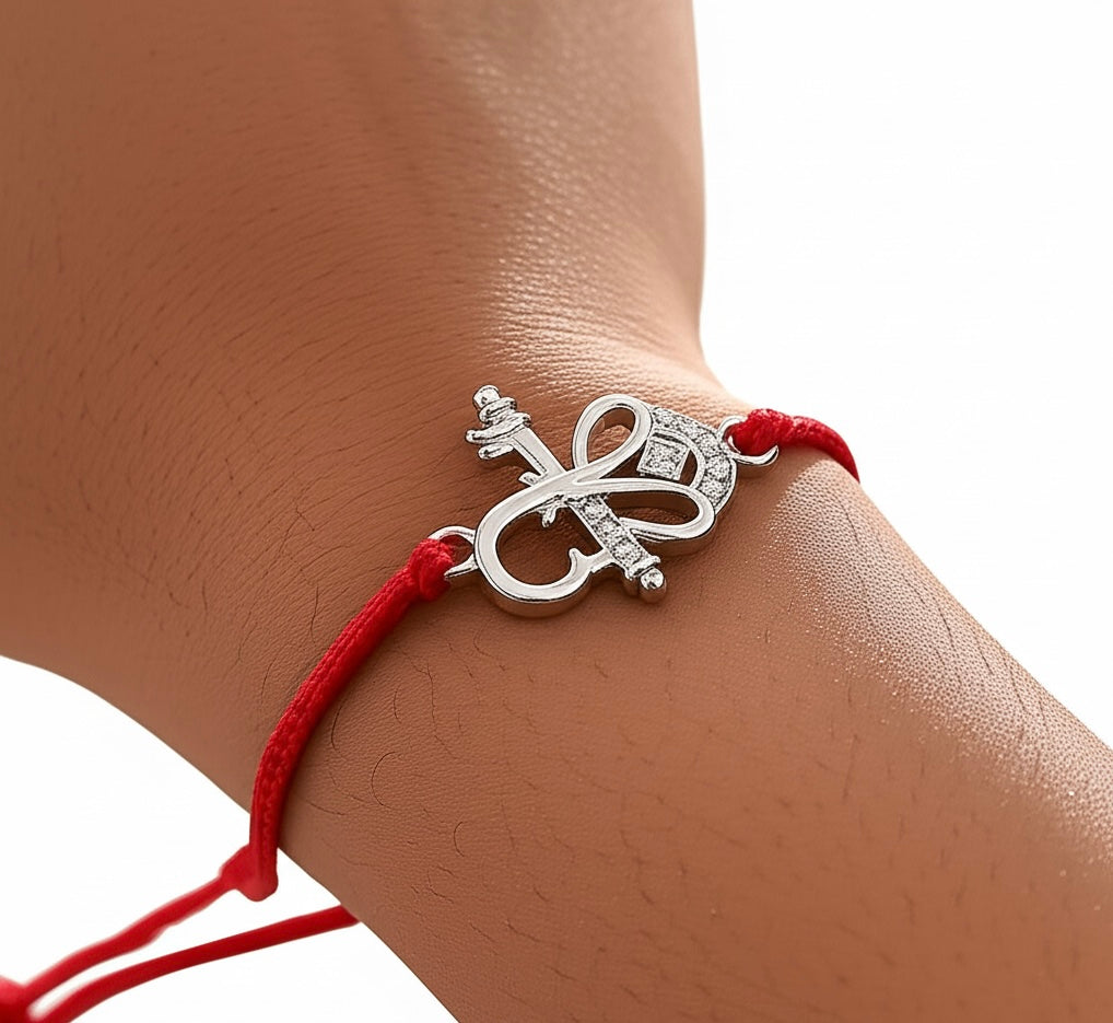 92.5 sterling silver Om flute Rakhi