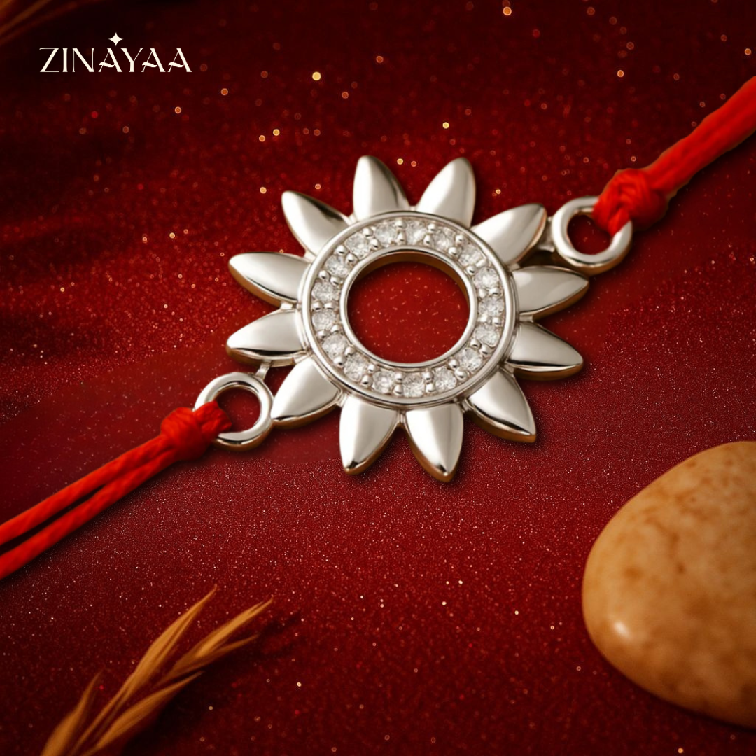 92.5 sterling silver Surya Rakhi