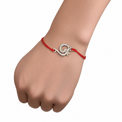 92.5 sterling silver Om Rakhi