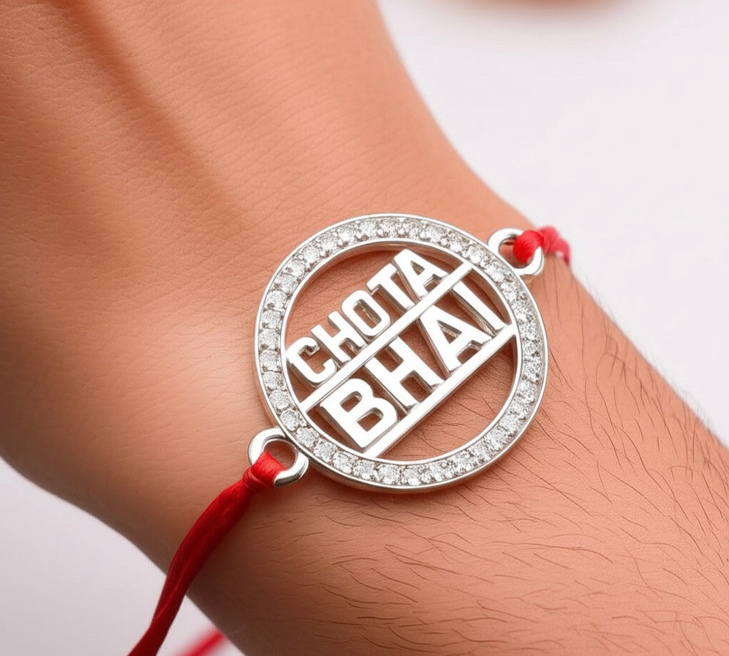 92.5 sterling silver Chota bhai Rakhi