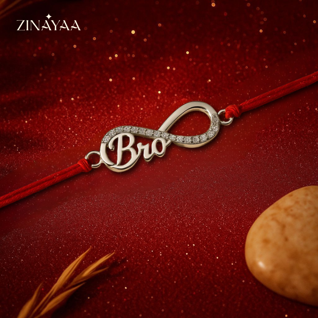 92.5 sterling silver bro infinity Rakhi