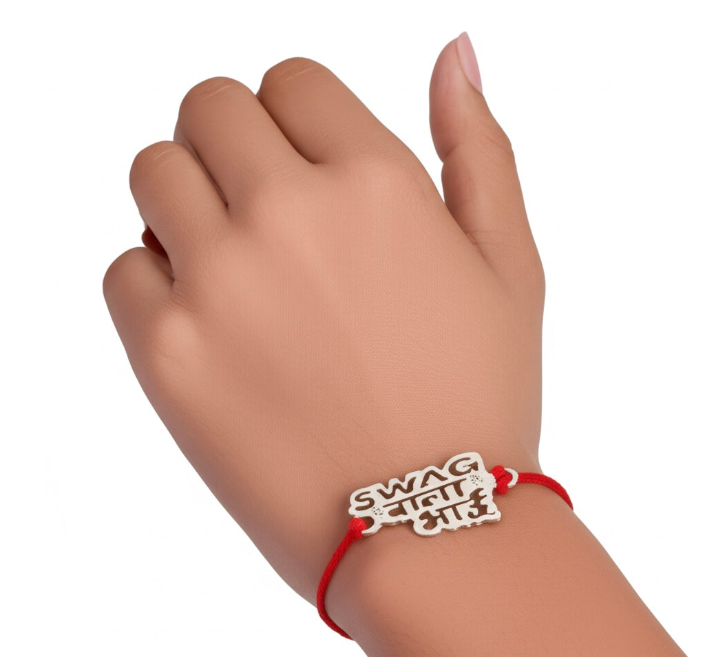 92.5 sterling silver swag wala bhai Rakhi