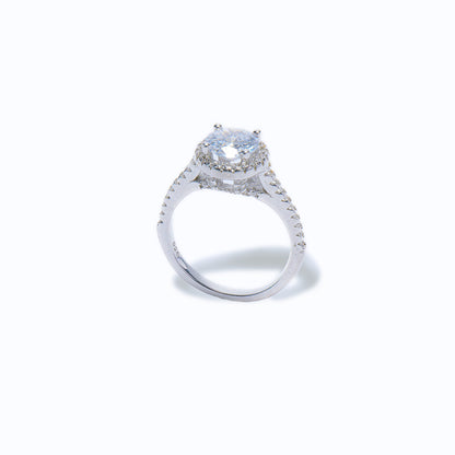 92.5 Sterling Silver Prestige Solitaire Ring