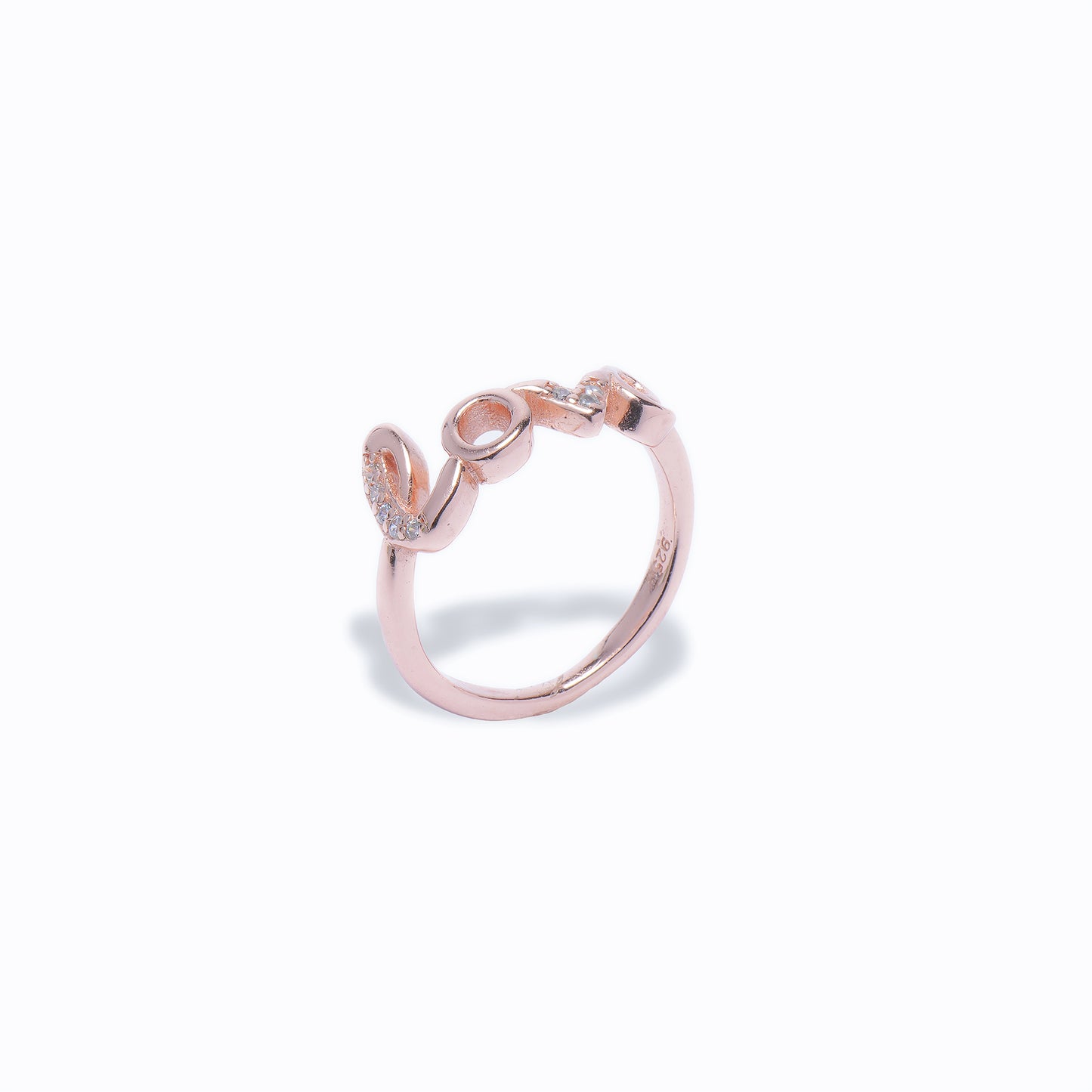 92.5 Sterling Silver Love Ring