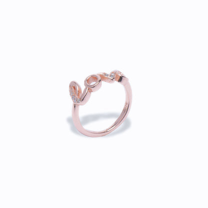 92.5 Sterling Silver Love Ring