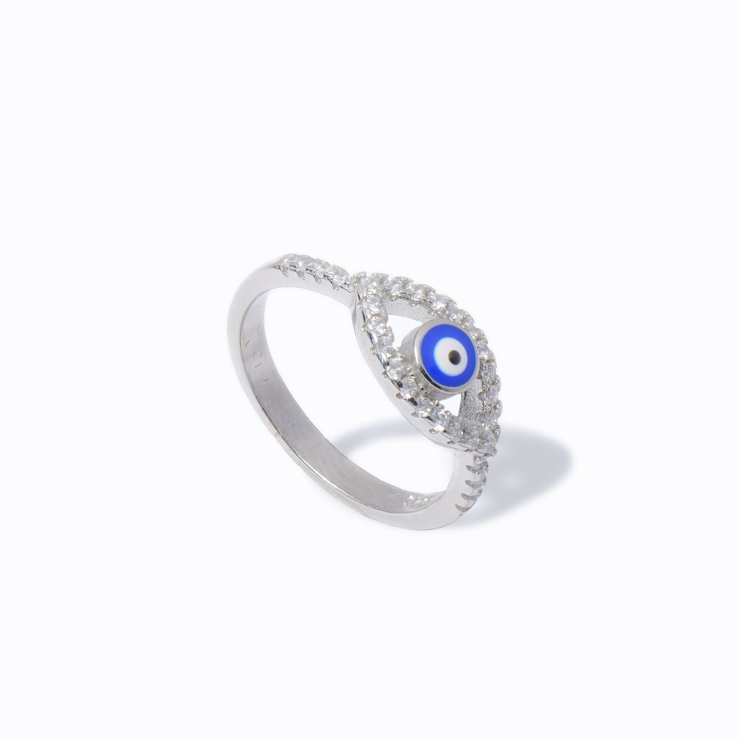 92.5 Sterling Silver Evil Eye Ring