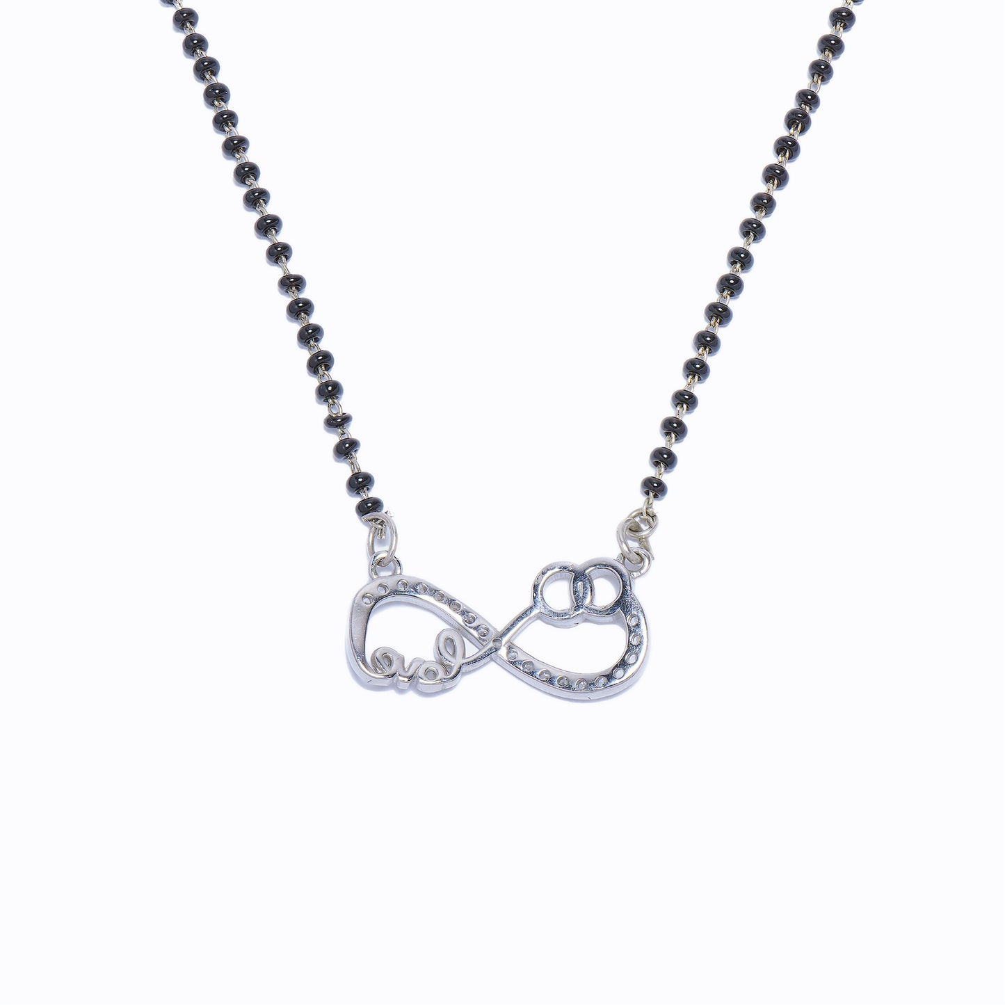 92.5 Sterling Silver Infinity Mangalsutra