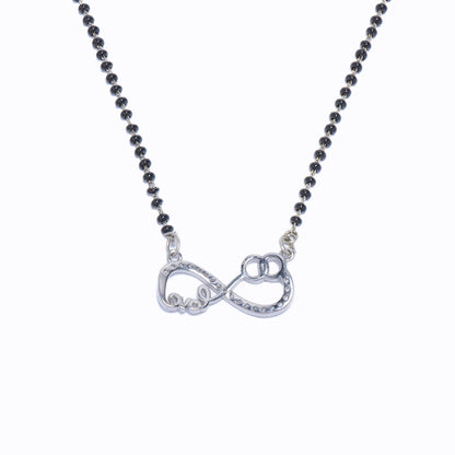 92.5 Sterling Silver Infinity Mangalsutra