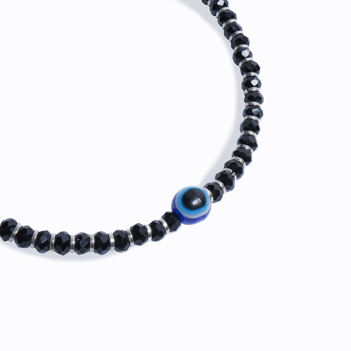 92.5 Sterling Silver Nazar Evil Eye Bracelet