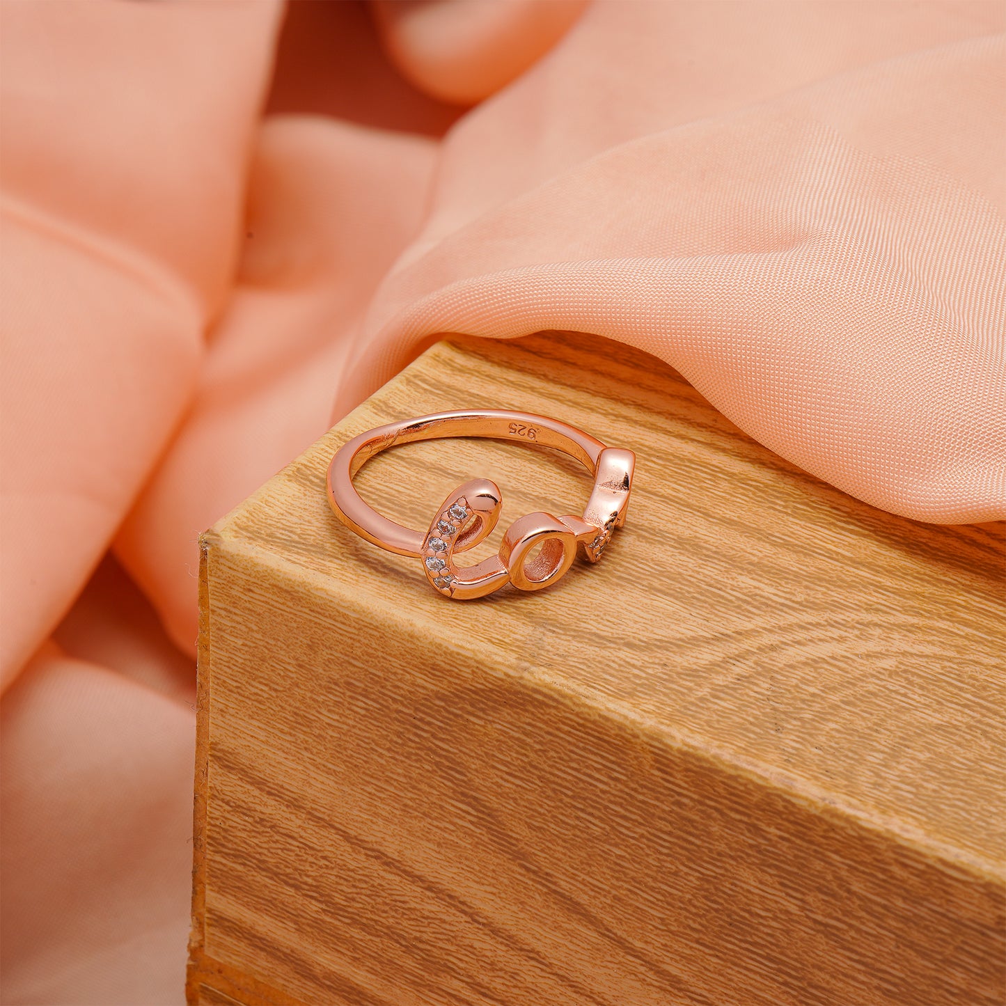 92.5 Sterling Silver Love Ring