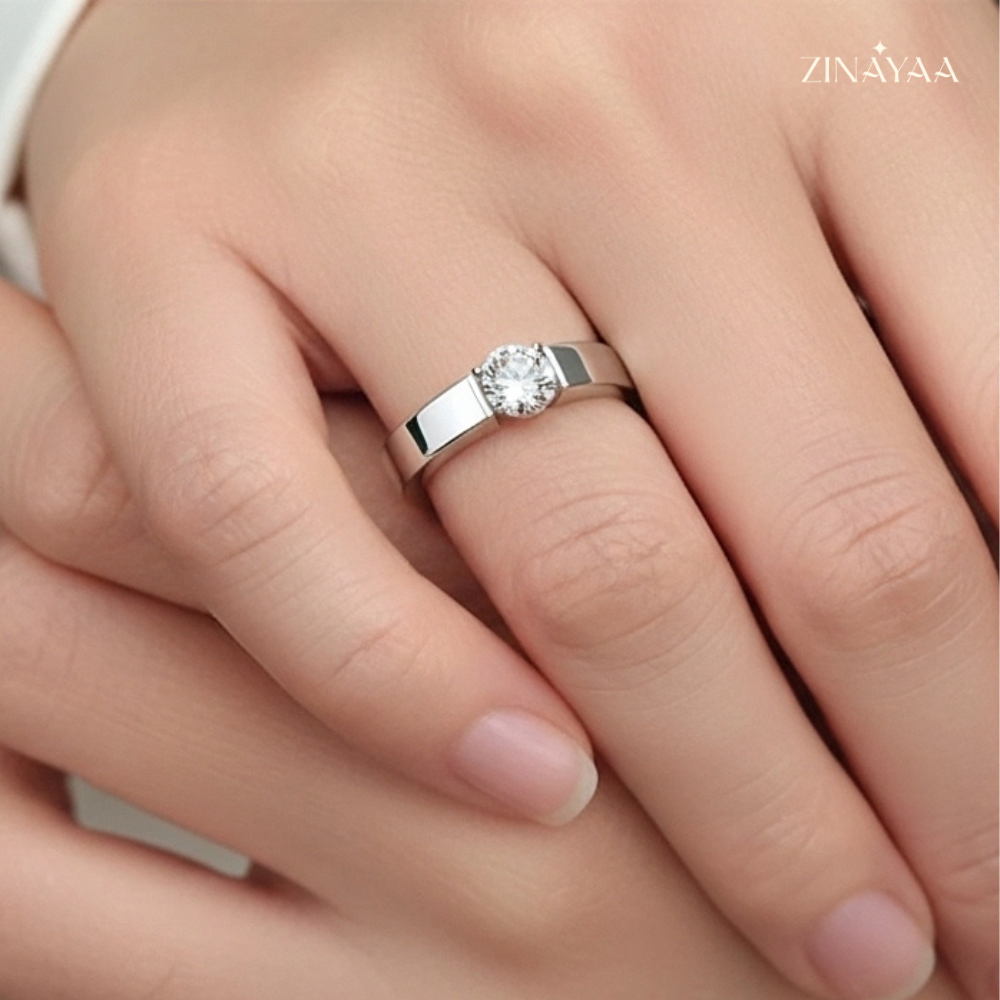 925 Sterling Silver Solace Adjustable Ring