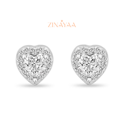 92.5 Sterling Silver Silver Heart Pendant Set