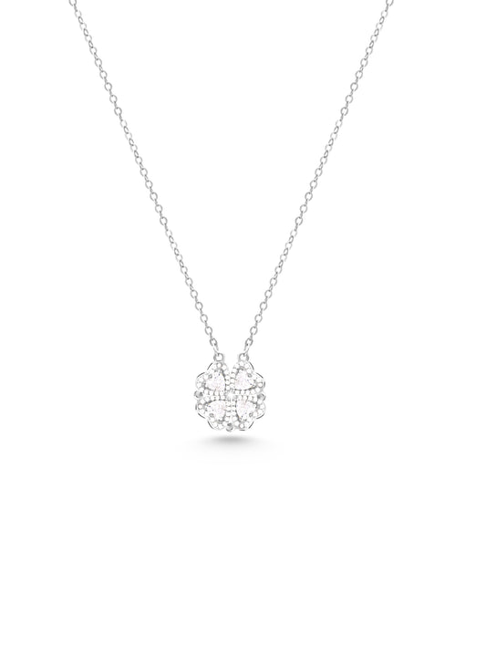 2in1 Clover Heart Necklace