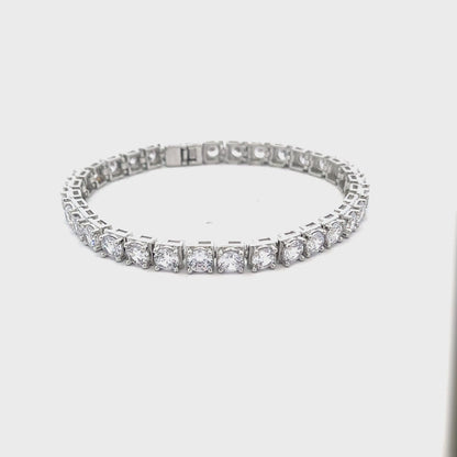 Square Tennis Bracelet